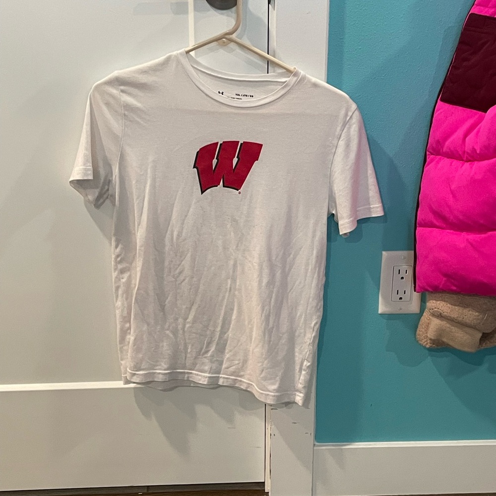 White Wisconsin Badger tee-shirt